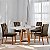 Mesa de Jantar Ayres 120x80 c/ 4 Cadeiras Madeira Maciça - Imagem 2