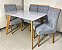 Mesa de Jantar Jade 120x80 c/ 4 Cadeiras Madeira Maciça - Imagem 1