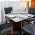 Mesa de Jantar Moscou 90x90 Off c/ 4 Cadeiras Madeira Maciça - Imagem 2