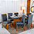 Mesa de Jantar Moscou 160x80 c/ 6 cadeiras madeira maciça - Imagem 1
