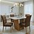 Mesa de Jantar Apogeu 120x80 c/ vidro + 4 cadeiras em madeira maciça - Imagem 1