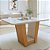 Mesa de Jantar Apogeu 120x80 c/ vidro + 4 cadeiras em madeira maciça - Imagem 5