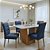 Mesa de Jantar Apogeu 120x80 c/ vidro + 4 cadeiras em madeira maciça - Imagem 4