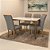 Mesa de Jantar Ravena 120x80 + 4 Cadeiras Madeira Maciça - Imagem 2