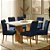 Mesa de Jantar Mona/Munique 160x90 + 6 Cadeiras Madeira Maciça - Imagem 2