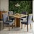 Mesa de Jantar Pérola 90x90 + 4 Cadeiras Madeira Maciça - Imagem 2