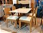 Mesa de Jantar Pedro 120x80 + 4 Cadeiras Havana Veludo Creme - Imagem 1