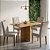 Mesa de Jantar Pérola 120x80 + 4 Cadeiras Madeira Maciça - Imagem 1