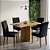 Mesa de Jantar Pérola 120x80 + 4 Cadeiras Madeira Maciça - Imagem 4