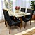 Mesa de Jantar Sintonia 120x80 + 4 Cadeiras Madeira Maciça - Imagem 1