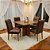 Mesa de Jantar Salinas 100x90 c/ 4 Cadeiras Madeira Maciça - Imagem 5
