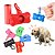 Kit 100 Suportes Cata Caca Coletor Saquinho Atacado Pet Shop - Imagem 1