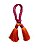 Anel de Guardanapo Tassel Pink e Laranja(Unidade) - Imagem 1