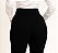 Calça social preta feminina bolsos, do P até o plus size 64/66, tecido jacquard - Imagem 5