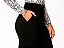 Calça feminina preta bolsos frente, tam. do P até plus size 64/66, tecido grosso - Imagem 4
