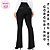 Calça social preta bolsos, Tam. P ao Plus Size 64/66, bolsos atrás, gorgurinho e cirrê - Imagem 3