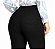 Calça social preta bolsos frente e atrás, Tam. P ao Plus Size 64/66, tecido gorgurinho - Imagem 3