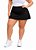 Short Saia preto, do P até o plus size 60/62, cintura alta, suplex encorpado - Imagem 5