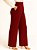 Pantalona vermelha bolsos, do P até o plus size 60/62, cintura alta, crepe de malha - Imagem 3