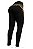 Calça Legging bolsos preta/onça do P ao Plus Size (64/66), cintura alta, tecido suplex grosso - Imagem 6