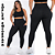 Calça Legging preta montaria bolsos,do P ao Plus Size (64/66), cintura alta, tecido suplex encorpado - Imagem 6