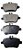 Pastilha Freio Tras Mercedes W246 W242 B250 4-matic 2013+ - Imagem 2