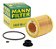 Filtro De Óleo Bmw - F20 F21 F30 F80 F34 F33 - Mann - Imagem 1