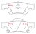 Pastilha Freio Tras Jeep G Cherokee Iv Crd V6 4x4 2012/2021 - Imagem 3