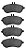 Pastilhas Freio Dianteira Mercedes C180 C200 Komp 1.8 07/13 - Imagem 3