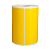 Rolo Etiqueta Amarela 100X150mm Couchê Adesiva 203UN (31M) - Imagem 3