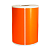 Rolo Etiqueta Laranja 100X150mm Couchê Adesiva 203UN (31M) - Imagem 3