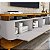 Rack Bechara Guarapari Para TV até 75 Polegadas 3 Portas Naturale com Off White - Imagem 3