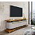 Rack Bechara Guarapari Para TV até 75 Polegadas 3 Portas Naturale com Off White - Imagem 2