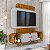 Home Estante Para TV até 75 Polegadas Bechara Embaú Nature com Off White - Imagem 2
