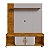Home Estante Para TV até 65 Polegadas Bechara Maragogi Naturalle com Off White - Imagem 3