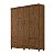 Kit Moval (Roupeiro 912 + Cômoda 913)  Castanho Wood - Imagem 3