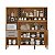 Kit Cozinha Compacta 6 Portas 2 Gavetas 200 x 200cm Salleto Catar Cinamomo/Off White - Imagem 4