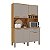Kit Cozinha Salleto New Sienna 1,40X2,00 Cinamomo com Off White - Imagem 1