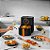Fritadeira Elétrica Gaabor Air Frier 4L 1400W Digital Touch Tecnologia Cyclone 360 127V - Imagem 3