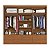 Guarda Roupa Zanzini Maximus Plus 6 Portas 6 Gavetas 230cm × 230cm × 46 cm Cinamomo - Imagem 3