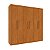 Guarda Roupa Tcil Lagos 6 Portas e 4 Gavetas 2,17m x 2,19m x 0,46m Cinamomo - Imagem 1