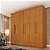 Guarda Roupa Tcil Lagos 6 Portas e 4 Gavetas 2,17m x 2,19m x 0,46m Cinamomo - Imagem 2
