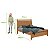 Cama Lopas Casal Reali 1,40m Amendoa Clean - Imagem 3