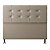 Cabeceira MDP Atenas 1,40 Cm Cama Box Casal Joly com Bege - Imagem 1
