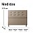 Cabeceira MDP Atenas 1,58 Cm Cama Box Queen Joly com Bege - Imagem 3