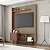 Home Bechara Corumbau 1,92m x 1,36m x 0,38m Freijó com Fendi - Imagem 2