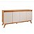 Buffet Aparador Viero Flip 76,6m x 155,5m Imbuia com Off White - Imagem 2