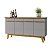 Aparador Buffet Bechara Opala 0,84m x 1,60m x 0,38m Naturale com Off White - Imagem 1