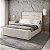 Conjunto Queen Box e Cabeceira Bonan Monza 160cm Linho Bege - Imagem 1