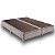 Base Ortobom Sommier Queen 1,58m x 1,98m x 0,30m Camurça Bege - Imagem 1